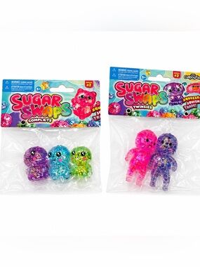 VIRAL Sugar Swaps Glitter Squishy Triplets and Twinsies - 2-Pack!